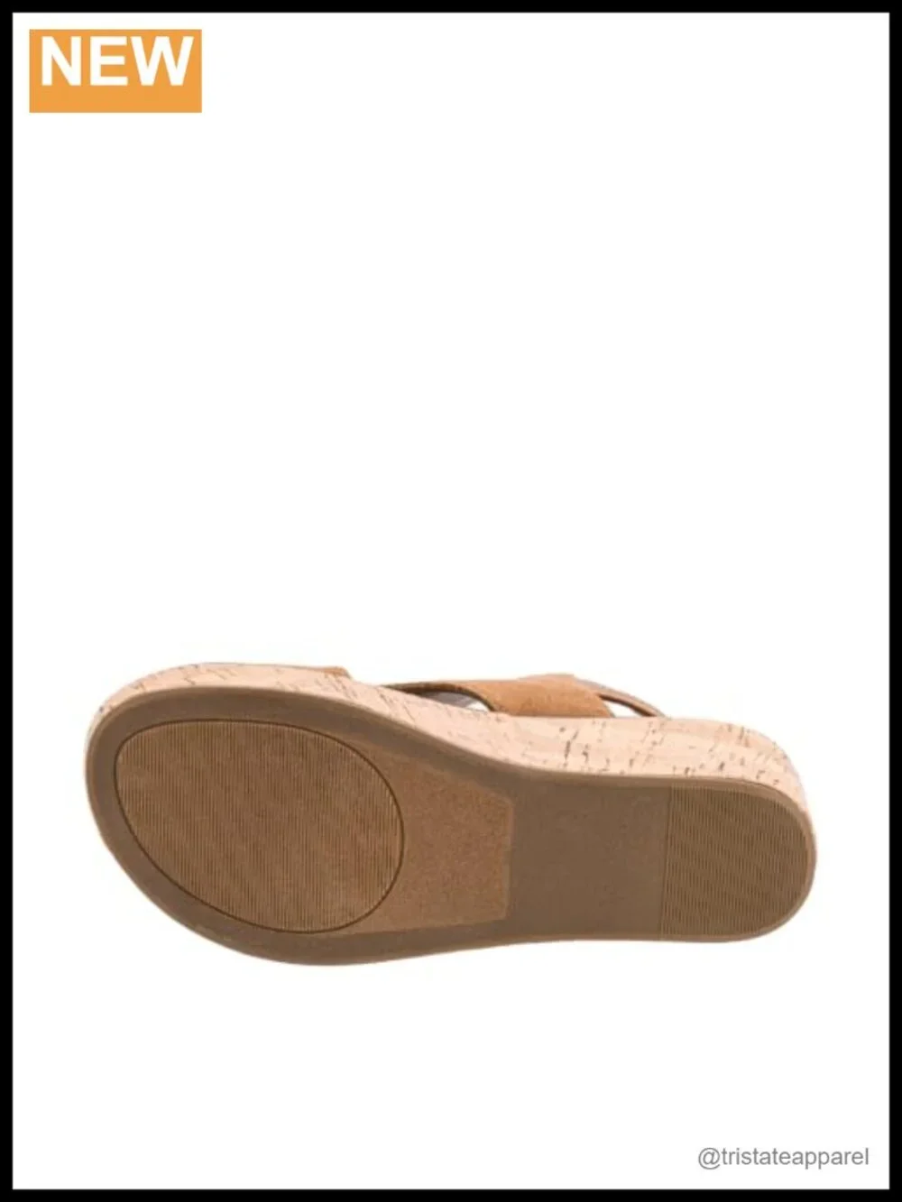 Corkys Faux Suede Wedge Sandal Peep Toe Platform Adjustable 2.5